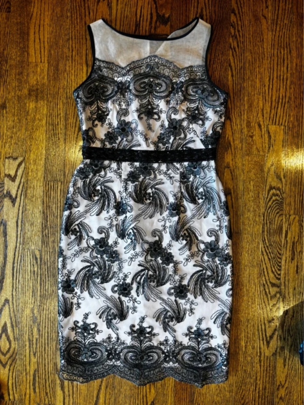 Brianna Milay Black Lace Formal Dress